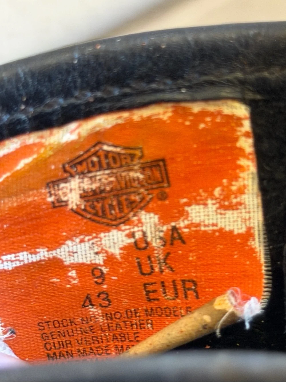 Harley Davidson Harness Square Toe Motorcycle Boots